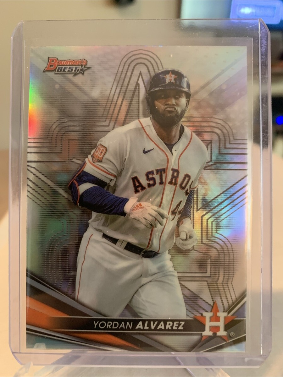 2022 Bowman's Best Yordan Alvarez Refractor Houston Astros #43 | eBay