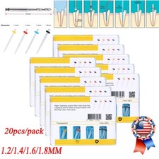 Dental AAA Endo Quartz Fiber Post Straight Screw Thread Posts 1.2 1.4 1.6 1.8mm