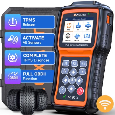 Foxwell T2000 PRO Tire Pressure Monitor Sensor Activate Diagnostic TPMS Program