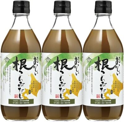 Fucoidan-rich gagome Kelp Dashi 500ml×3 bottles Seasoning soup stock A