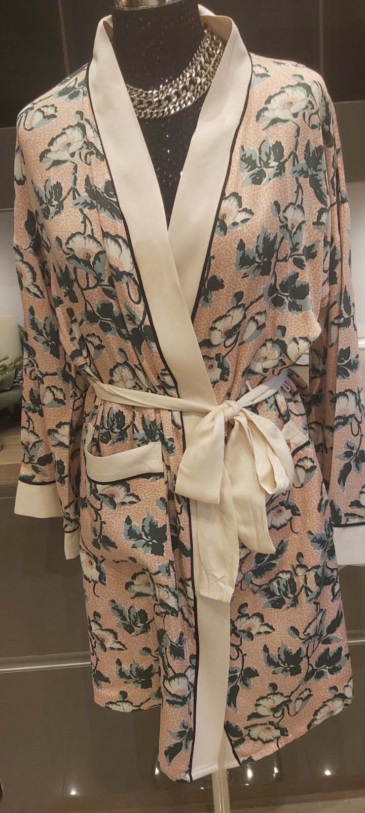 TED BAKER Small Patterned Cotton Robe - image 1
