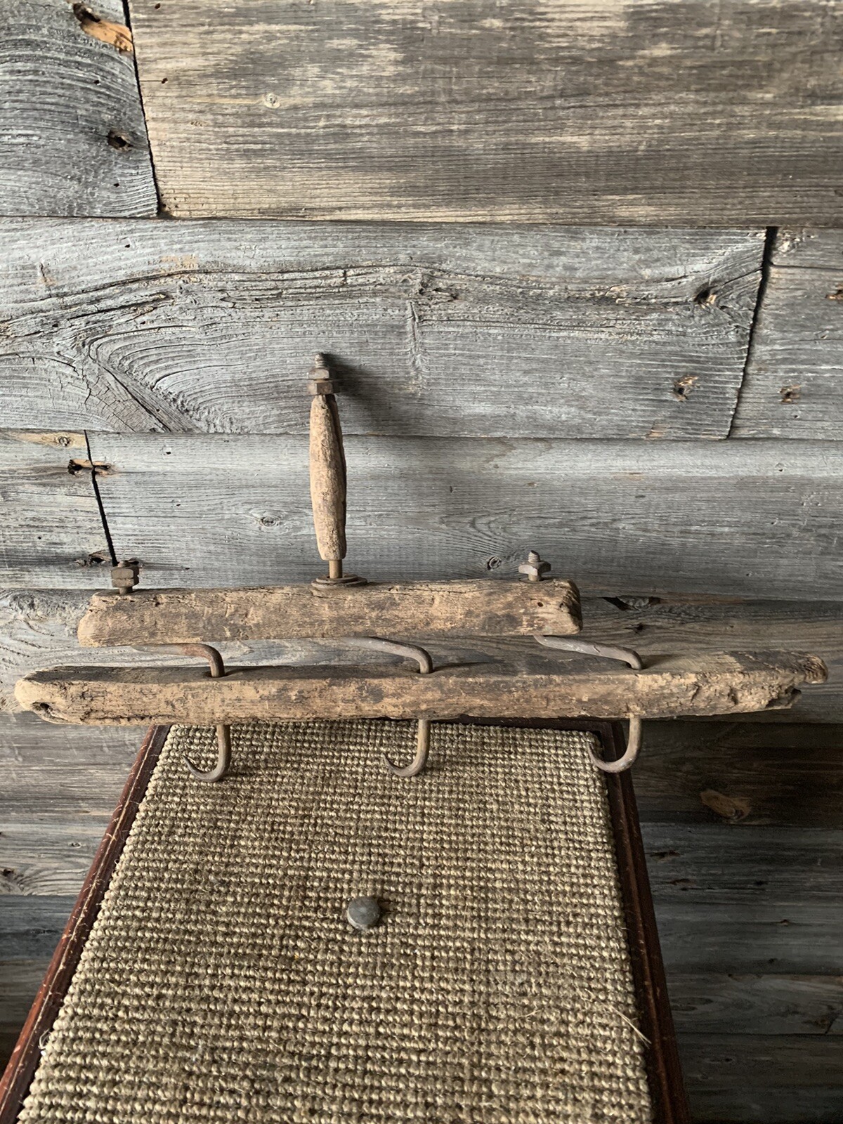 Vintage Rope Maker 3 Hook Primitive Hand Made Rope Maker | eBay