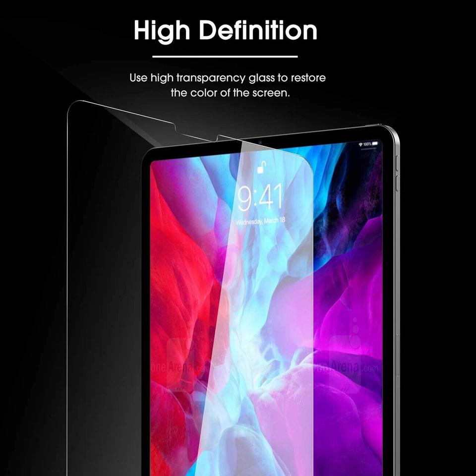 Reiko APPLE New iPad Pro 12.9" 2018 & 2020 3rd Gen (A1876/A2014/A1) Super Glass - Image 2 of 4