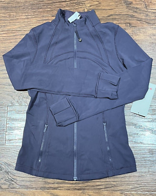 Define ジャケットNulu Size 4 (S) Lululemon Women's true navy/silver Define cropped NULU Jacket