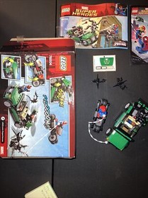 2013 LEGO 76004 Marvel Spider-Man Spider-Cycle Chase Retired. Complete.