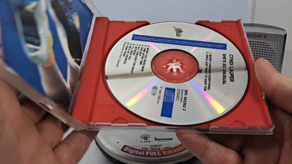 Aiwa XP-K7 Vintage Portable Discman VCD & Karaoke Player | eBay