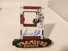 2018 National Treasures College #118 Simmie Cobbs Jr RPA On Card Auto 15/99 -