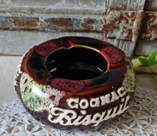 ANCIEN CENDRIER PUBLICITAIRE COGNAC BISQUIT CAFE BISTRO RICARD