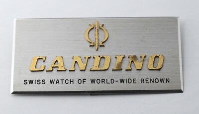 Candino Watch Display Plate - 12cm x 6cm