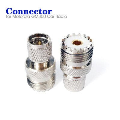PL259 SO239 Female to UHF Male RF Coxial Connector Adapter for Motorola GM300