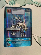 Veedramon BT1-115 SEC Foil Digimon CCG | Resurgence Booster NM