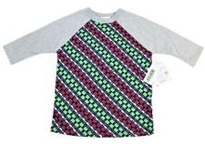 Girls LuLaRoe Sloan Colored Pencils Pens TShirt New With Tags Size 4