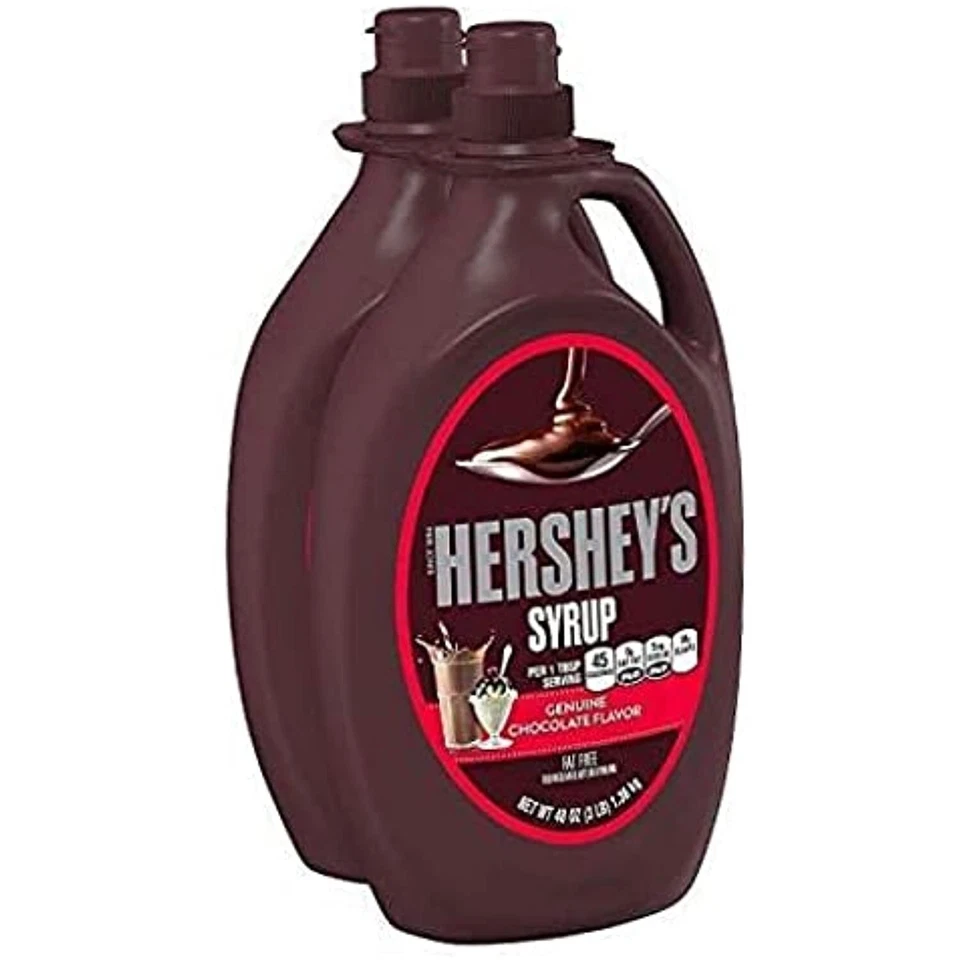 Hersheys 2-48 Oz Genuine Chocolate Flavor Syrup, 96 Oz - Image 2 of 2