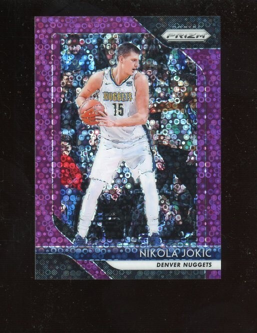 2018-19 Prizm Purple Fast Break #92 Nikola Jokic Nuggets 53/75