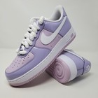 Nike Air Force 1 Low '07 LV8 Hydrangeas Patent Sneakers HV9405-500 Men's Size 10