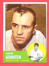 1963 Topps #81 Jimmie Schaffer - EX - Chicago Cubs