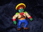 Vintage 1992 Ninja Turtles Bandito Bashin Michelangelo Action Figure