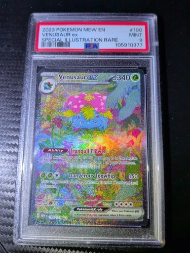 2023 Pokemon SV 151 Venusaur ex #198/165 PSA 9