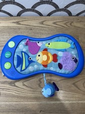 Sassy 2009 Sensory Symphony Musical Touch Board Fish Under The Sea Blue