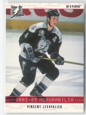 2002-03 ITG Be A Player Memorabilia Ruby /200 Vincent Lecavalier #187