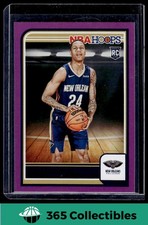 2023-24 Hoops Jordan Hawkins - Panini Purple New Orleans Pelicans