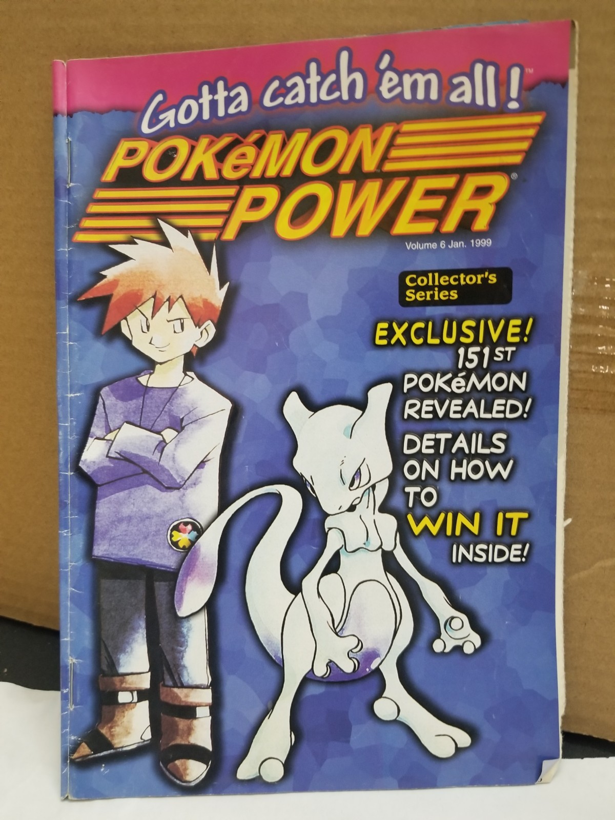 Pokemon Power Volume 6 January 1999, Nintendo Magazine Info + Small Comic