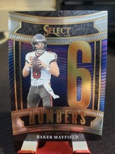 2025 Panini Select Baker Mayfield #21 - Select Numbers