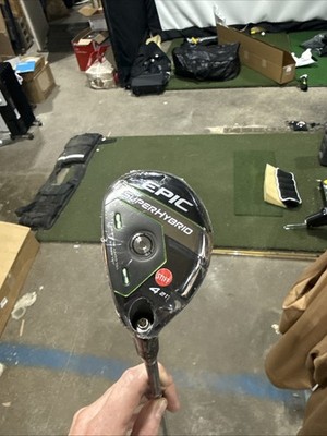 New Left Handed Callaway Epic Super Hybrid 4H 21* Stiff Flex Shaft