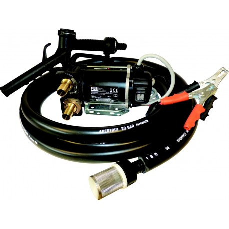 Pompe à Gasoil 24V Auto-Amorçante PUISI pour Cuve de Chantier
