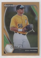 2021 Panini Prizm Draft Picks Neon Orange Prizm 7/50 Erik Rivera #PDP215 0i1b
