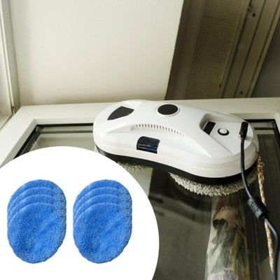 8x Ersatzpolster für Fensterreinigungsroboterfenster blue