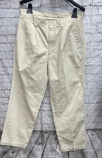 Ivory Plain Straight Men Pants- (New) *Check Description