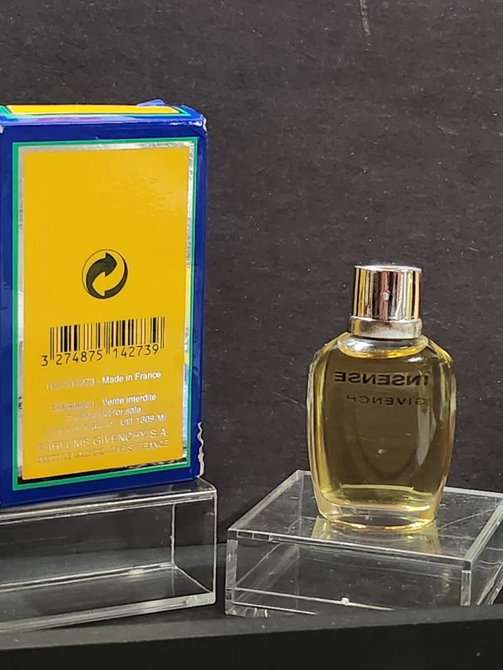 Givenchy Insense 7 ml EDT mini vintage para hombre sin usar con caja original Foto 3 de 4