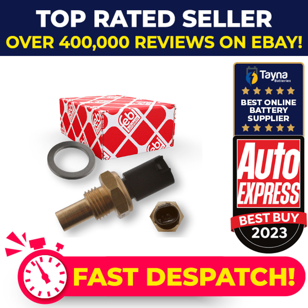 Temperature Sensor fits CHRYSLER 300C 3.0D 05 to 12 EXL K05103534AA 05103534AA