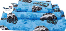 Kids Bed Sheet Set, Boys Twin Size Sheets, Microfiber Kids Fitted Sheet and Pill