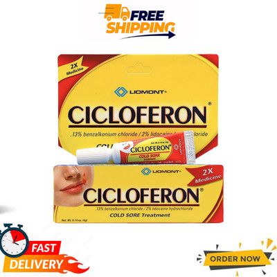 Cold Sore Treatment Gel, Clear, 1 Tube of 0.14 Oz (Pack of 1)