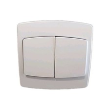 Interrupteur Va Et Vient + Poussoir Schneider Électric Alcyon ALB74070