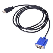 HDMI Male to VGA Male Video Converter Adapter Cable for PC DVD 1080p HDTV 6FT