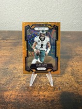 2023 Panini Prizm Jalen Hurts Orange Lazer Parallel Philadelphia Eagles #244