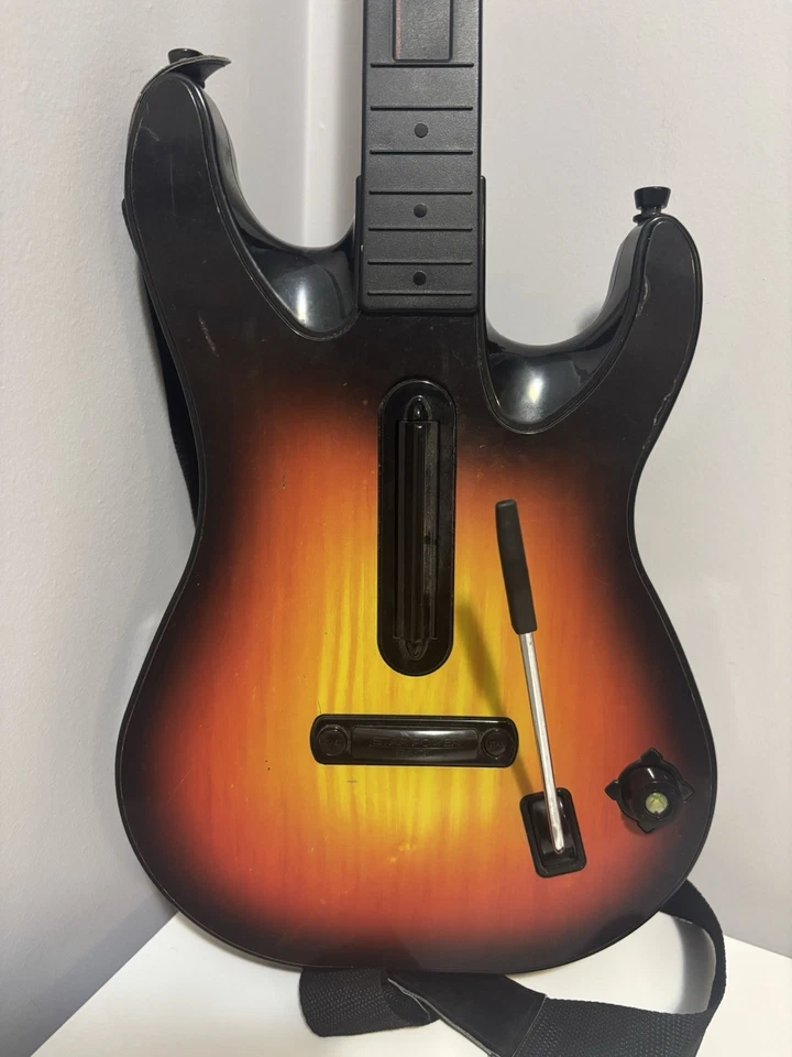 Xbox 360 Guitar Hero Guitar Wireless Red Octane Sunburst Not Working - Image 2 of 4