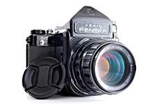 Meter Works**Optics NEAR MINT** Pentax 6x7 TTL Mirror UP + SMC T 105mm f/2.4 JPN