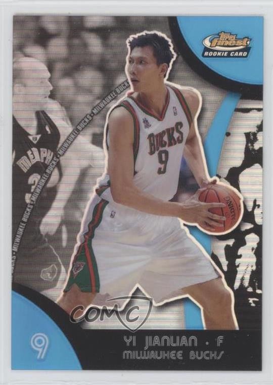 2007-08 Topps Finest Blue Refractor /199 Yi Jianlian #73 04at