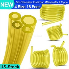 4 Size Fuel Line Hose 16 Feet Petrol Tubing Chainsaw Common Weedeater 2 Cycle