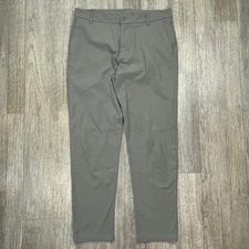 Lululemon ABC Pants Slim Mens 35x30.5 Green Casual Golf Stretch Prep Commuter