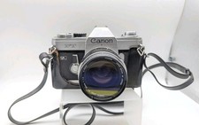 Canon FT QL SLR 35mm Film Camera W/ Canon FL 50mm F1.4 Lens  Case