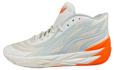 PUMA Size 13 MB.02 LaMelo Ball Basketball Sneakers Shoes Grey  Orange 378288 02