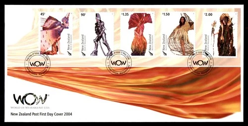 Mayfairstamps New Zealand FDC 2004 People in Costume Combo WOW First Day Cover a
