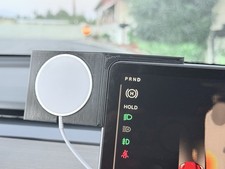 Tesla Model 3 Y MagSafe Phone Charger Mount 3D Printed Black  iPhone  Android
