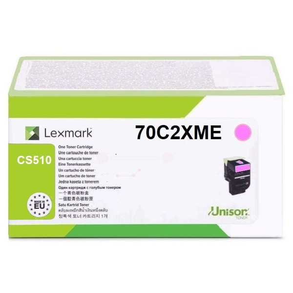Original Lexmark 702XM 70C2XME Toner Magenta-image