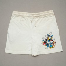 Vintage 90s Disney Mickey Unlimited Jerry Leigh Character Lounge Shorts Adult M